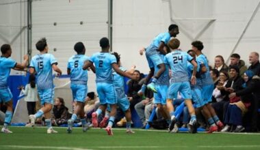 Edmonton soccer pros inspire next generation in New Year's charity match