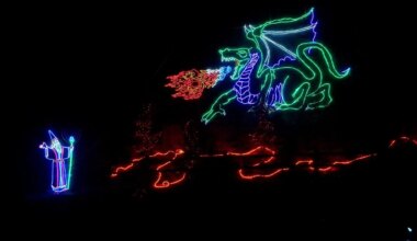 BC Wildlife Park puts on dazzling luminary display for Wildlights