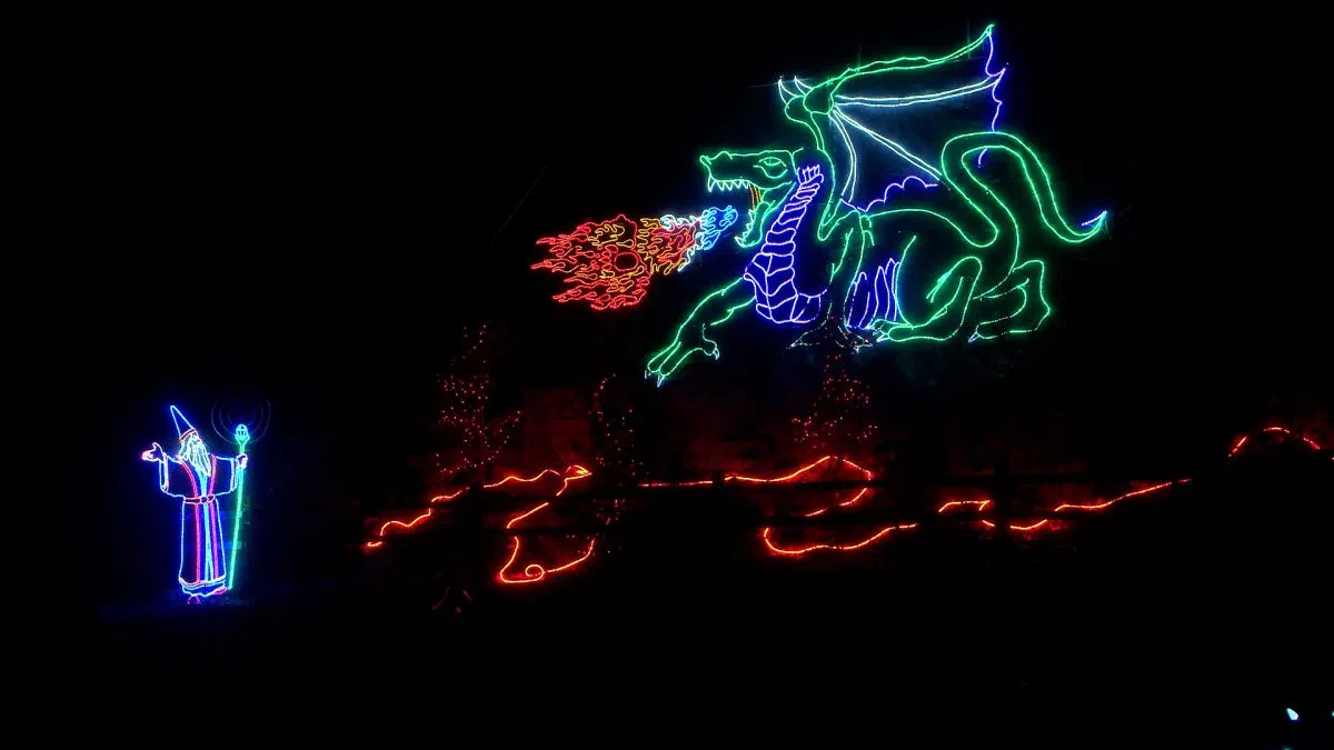 BC Wildlife Park puts on dazzling luminary display for Wildlights