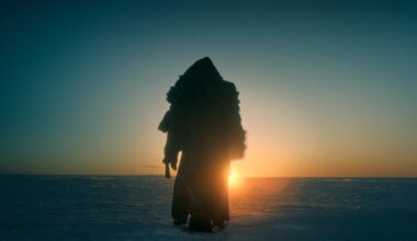 Icy Lake Nipissing highlighted in Frankenstein movie