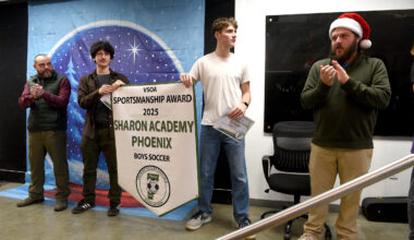 Sharon Academy boys soccer team wins sportsmanship award