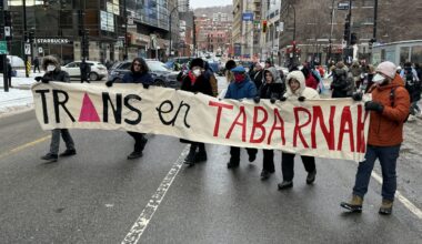 Montrealers protest for trans rights as Bill 2 threatens clinics