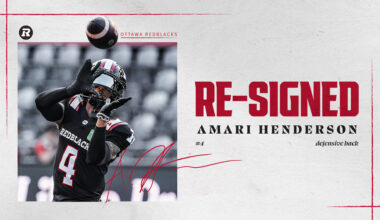 REDBLACKS re-sign defensive back Amari Henderson