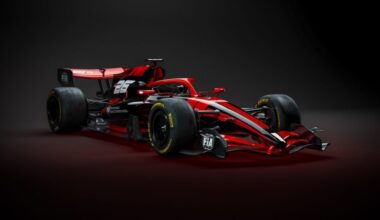 A render of the 2026 F1 car
