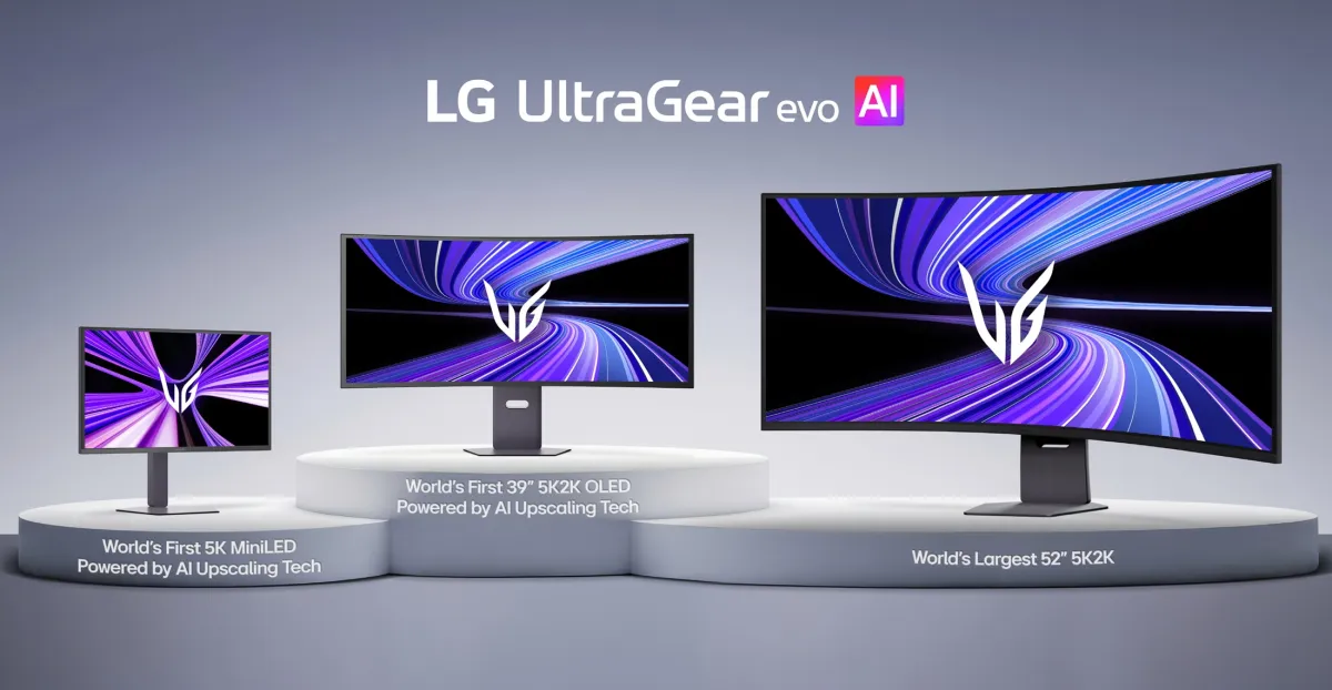LG announces new UltraGear evo gaming monitors with AI upscaling