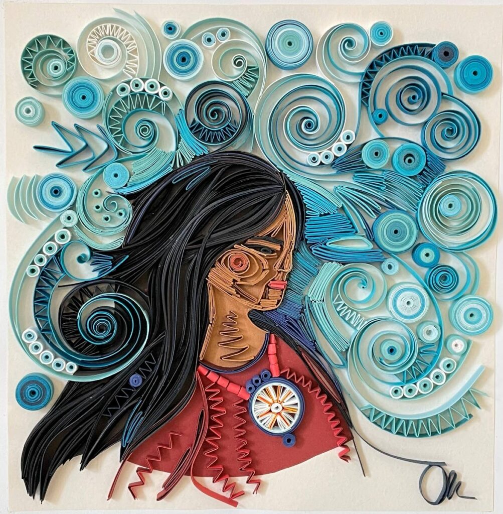 The Water Protector honours Indigenous water protectors in Canada. - 