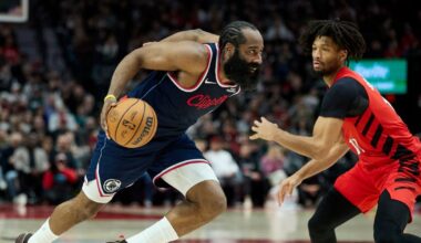 James Harden, Brook Lopez lead Clippers over Blazers for third straight win