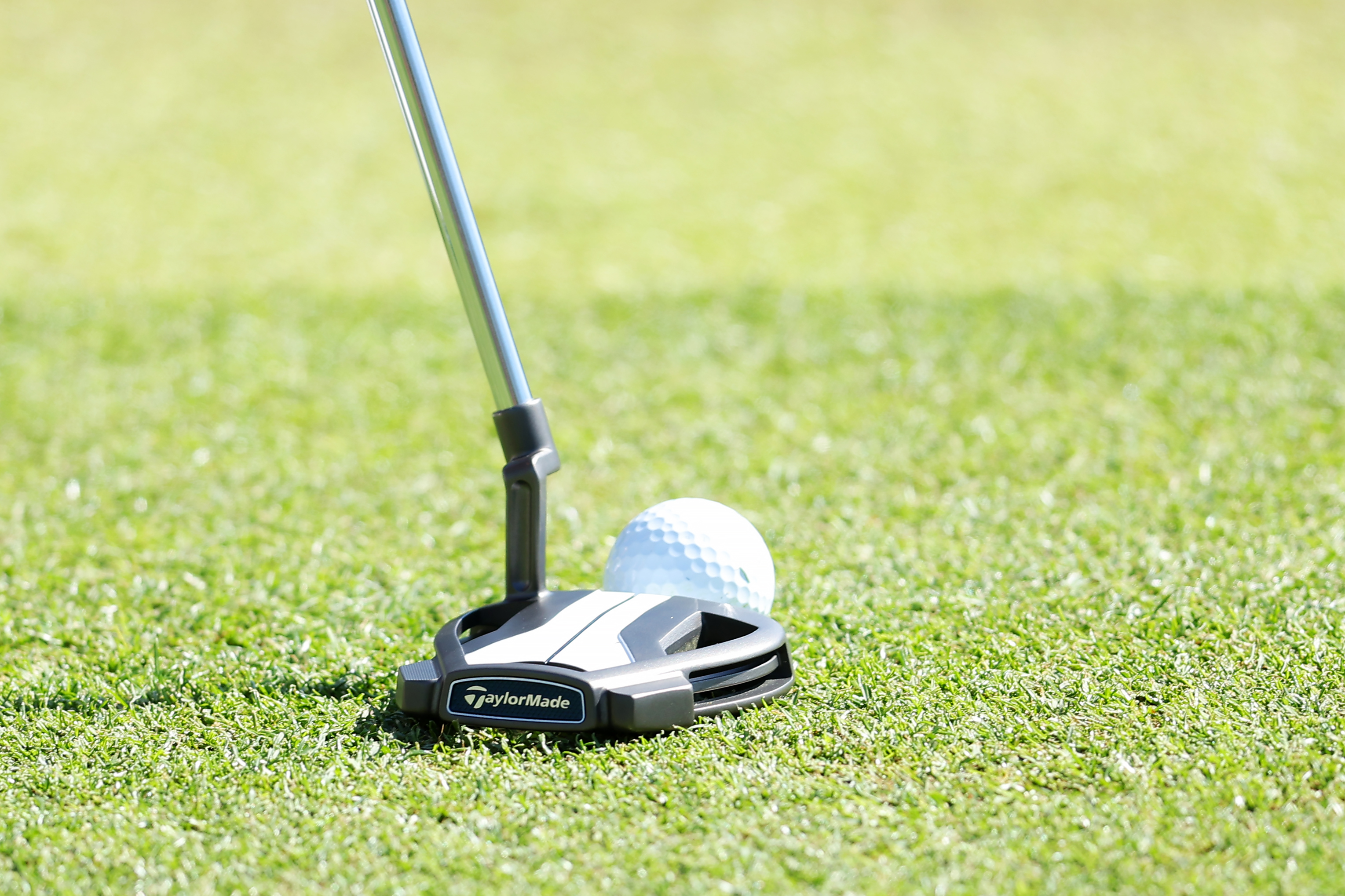 A close up of Scottie Scheffler's putter