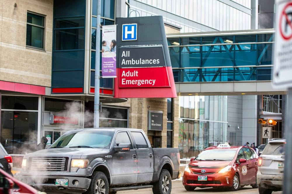 MIKAELA MACKENZIE / FREE PRESS FILES
A man being treated in the Health Sciences Centre’s adult emergency department last Friday punched a physician, and police arrested the patient.