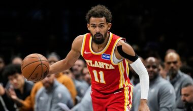 Atlanta Hawks star Trae Young (knee) upgraded questionable vs. Charlotte Hornets