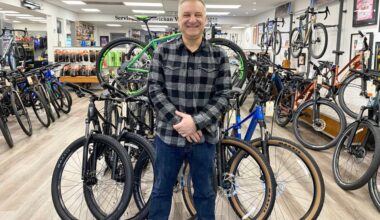 Experience Cycling owner Will Arnold, known for his community rides and community pride, believes in supporting local and giving back to the community. (Chadd Cawson/Citizen)