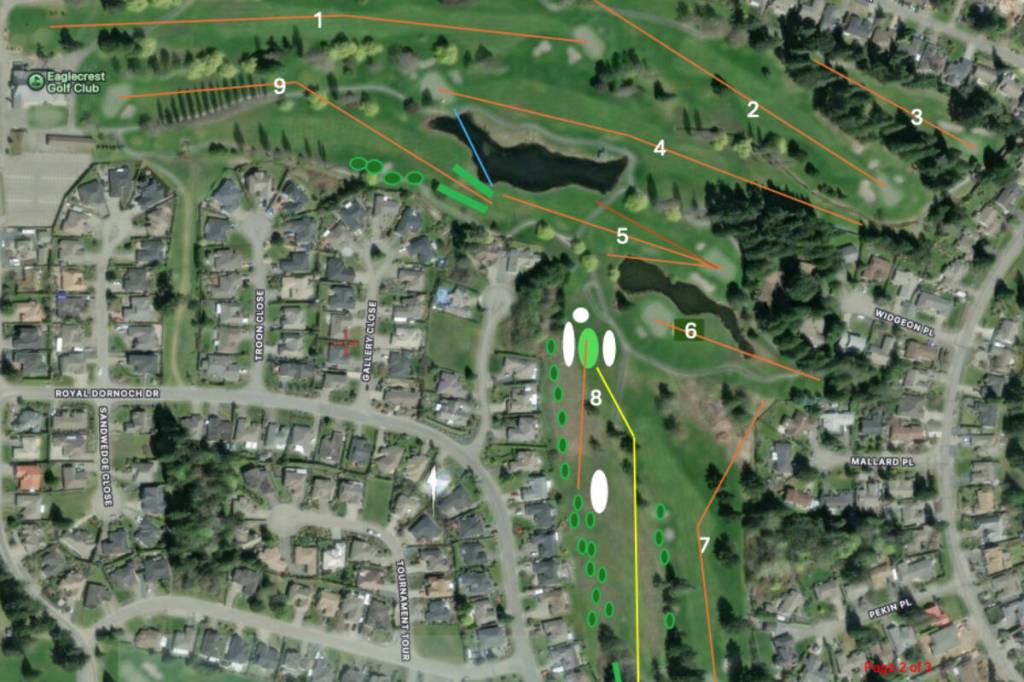 The Town of Qualicum Beach plans to reconfigure the layout of the Eaglecrest Golf Course. (QB photo)