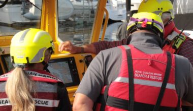 Royal Canadian Marine Search and Rescue out of Brentwood Bay. (Christine van Reeuwyk/Peninsula News Review)