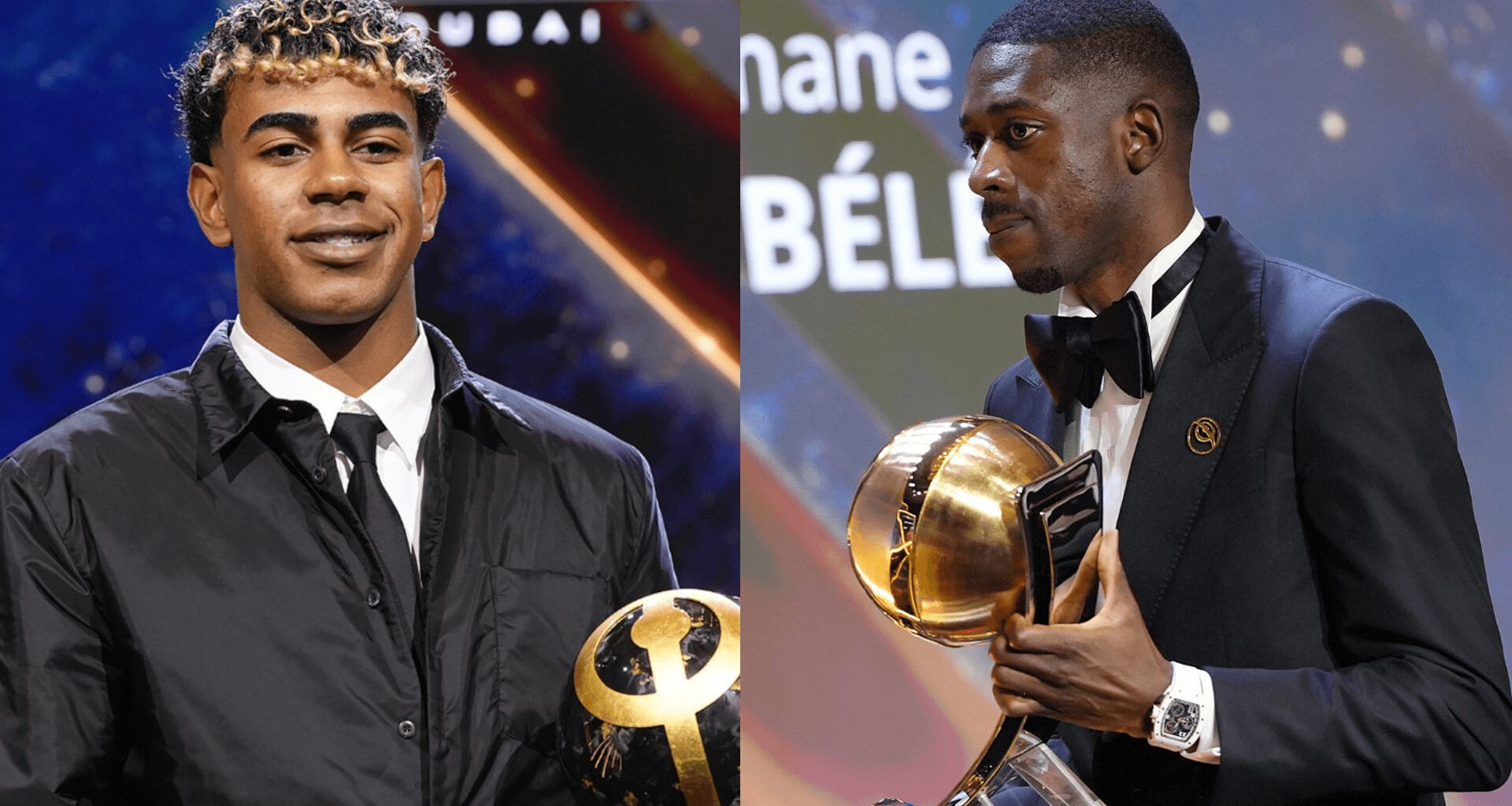 Globe Soccer Awards 2025: full list of winners with Dembélé, Yamal, Ronaldo... -