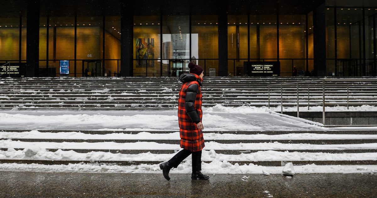 Toronto weather: Slippery conditions expected today
