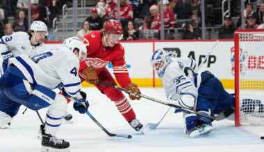 Simon Edvinsson scores OT winner as Detroit Red Wings beat Toronto Maple Leafs