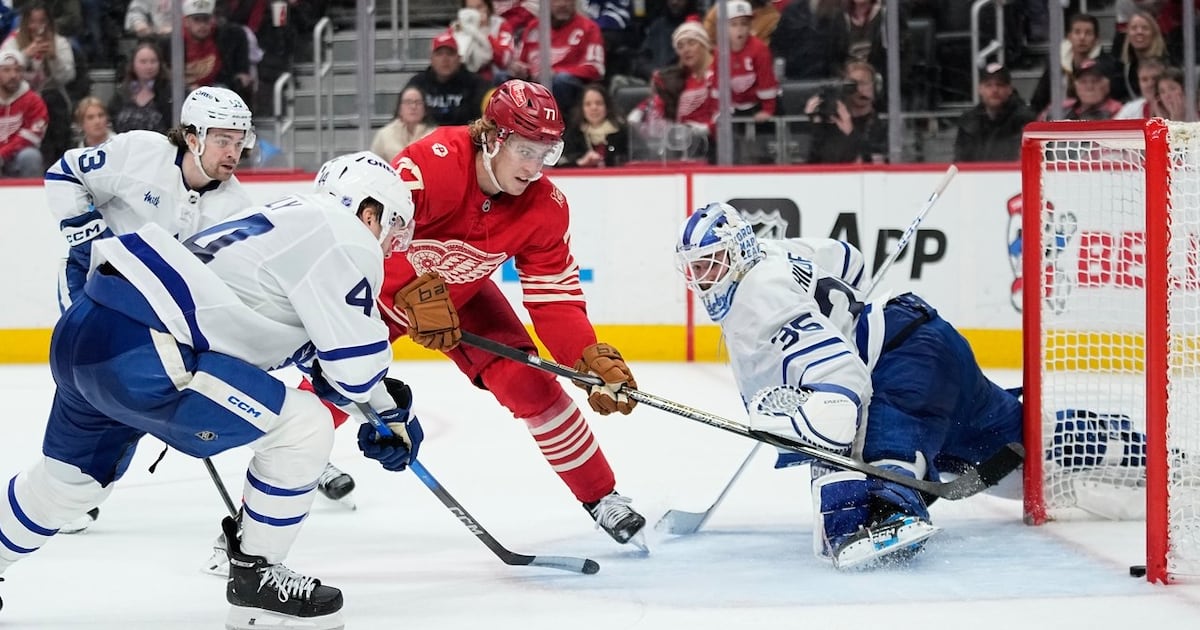 Simon Edvinsson scores OT winner as Detroit Red Wings beat Toronto Maple Leafs