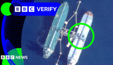 BBC Verify Live: What satellites and ship-tracking tell us about tanker seized by US
