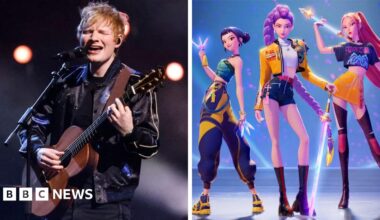 Ed Sheeran and Huntr/x among Radio 1’s 20 biggest songs of the year - live updates