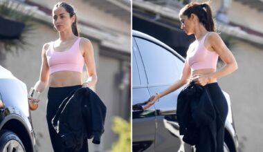 Ana de Armas Flaunts Toned Abs in Revealing Top on the Way to the Gym