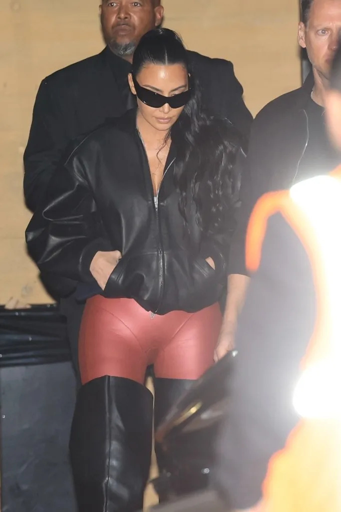 Kardashian accessorized with sunglasses. ShotbyNYP / BACKGRID