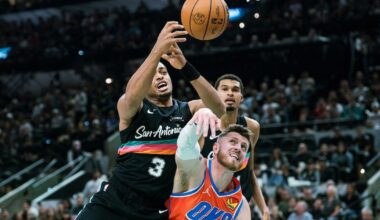 Spurs beat Thunder for second time in 10 days, storming to victory behind Johnson, Castle