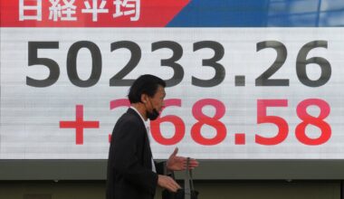 World shares are mixed after Wall Street pulls near its all-time high