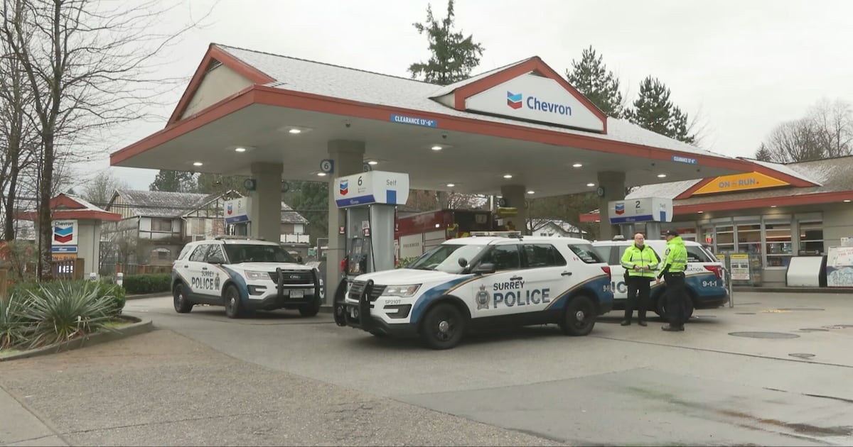 Woman dead after being struck by police vehicle in Surrey, B.C., on Christmas - CTV News