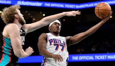 Rookie VJ Edgecombe drops 3-pointer with seconds left in OT to give 76ers victory over Grizzlies