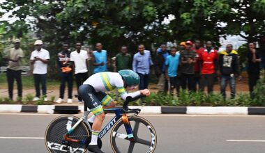 KIGALI, RWANDA - SEPTEMBER 22: Hamish McKenzie of Australia competes during the 98th UCI Cycling World Championships Kigali 2025 - Men Under 23 Individual Time Trial a 31.2km race from Kigali to Kigali on September 22, 2025 in Kigali, Rwanda. (Photo by Dario Belingheri/Getty Images)