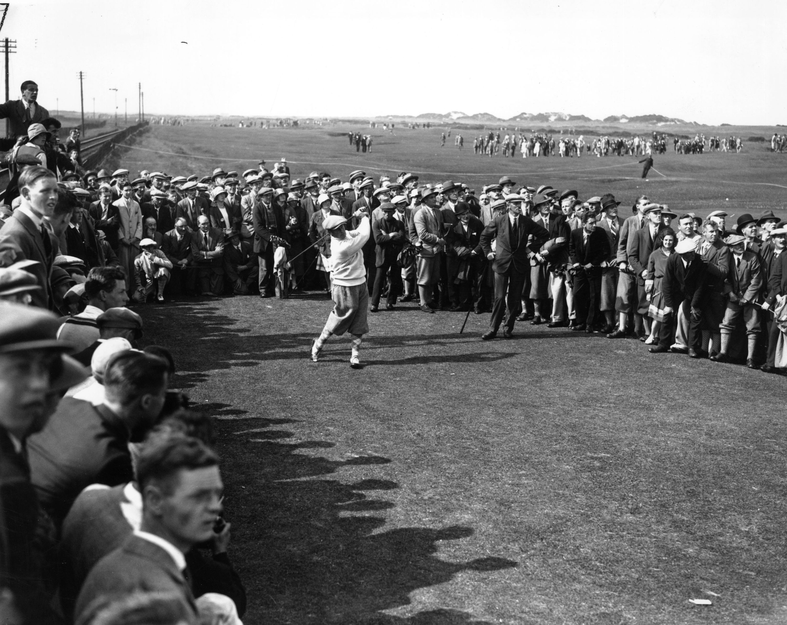 Bobby Jones driving at St Andrews
