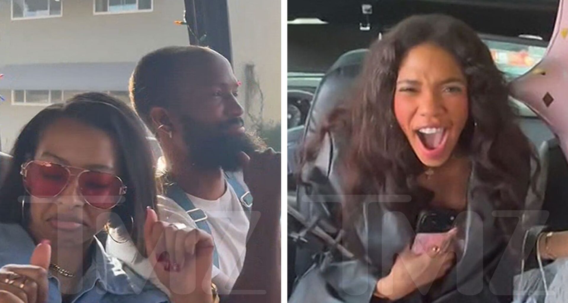 Teala Dunn Parties Like It's Her Birthday on the 'TMZ Brunch Bus' Tour