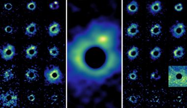 Different faces of the dying star W Hydrae seen in different molecular lines with ALMA. Shown here are 30 faces out of 57 images in total.