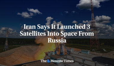 Iran Says It Launched 3 Satellites Into Space From Russia