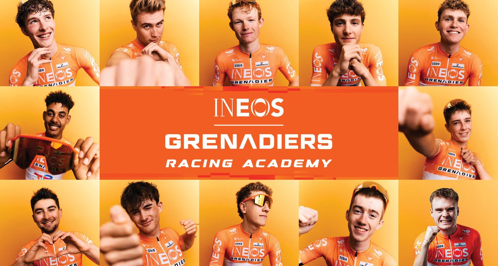 The 12 Ineos Grenadiers development riders for 2026
