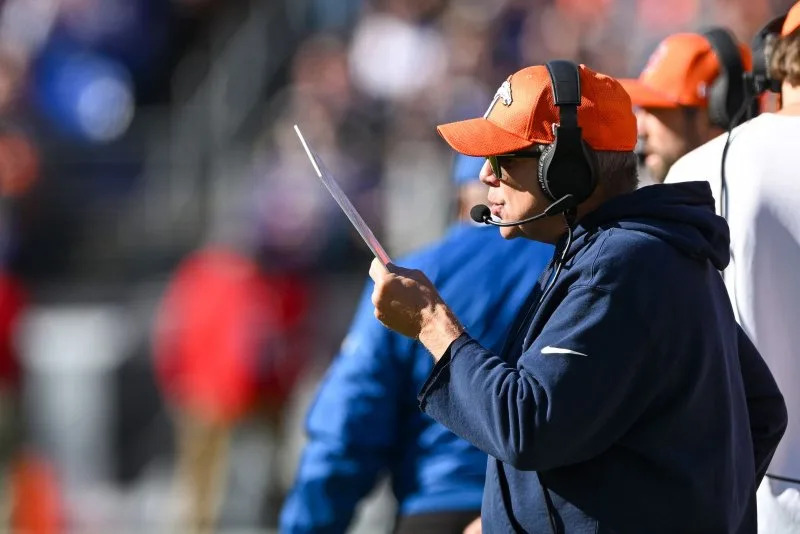 Coach Sean Payton and the Denver Broncos will face the Los Angeles Chargers on Sunday in Denver. File Photo by David Tulis/UPI
