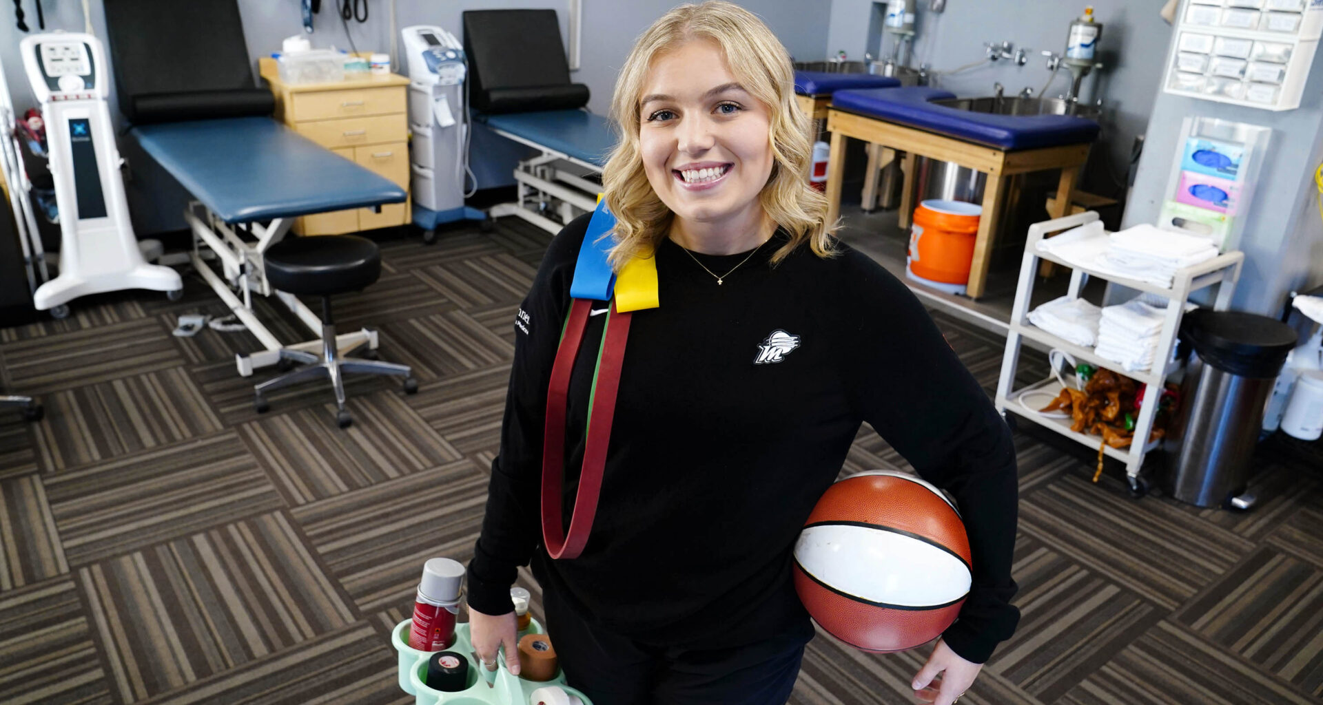Hours before WNBA Finals, GCU intern Allison Medford was already hard at work