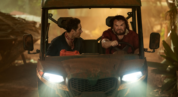 Jack Black and Paul Rudd in Anaconda (2025)