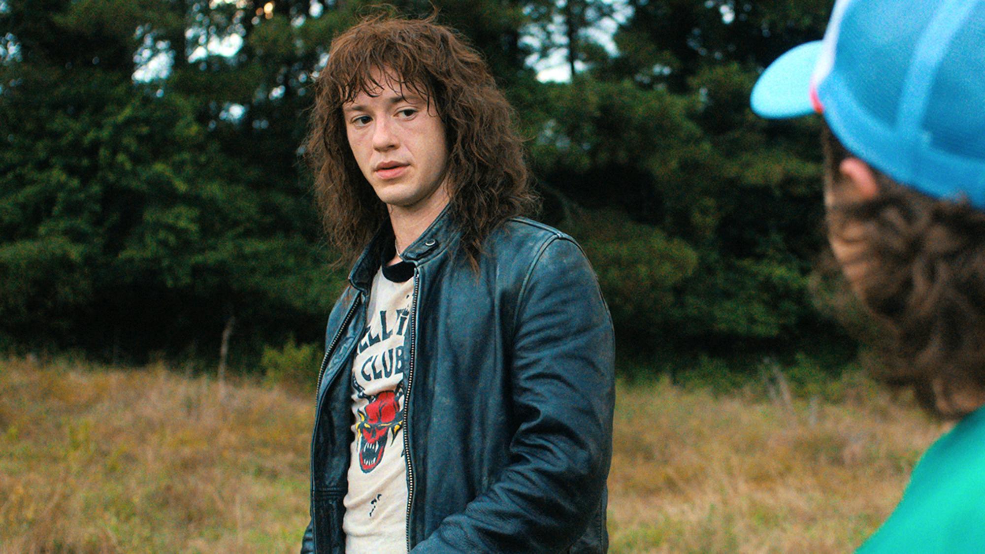 Joseph Quinn as Eddie Munson in Stranger Things season 4