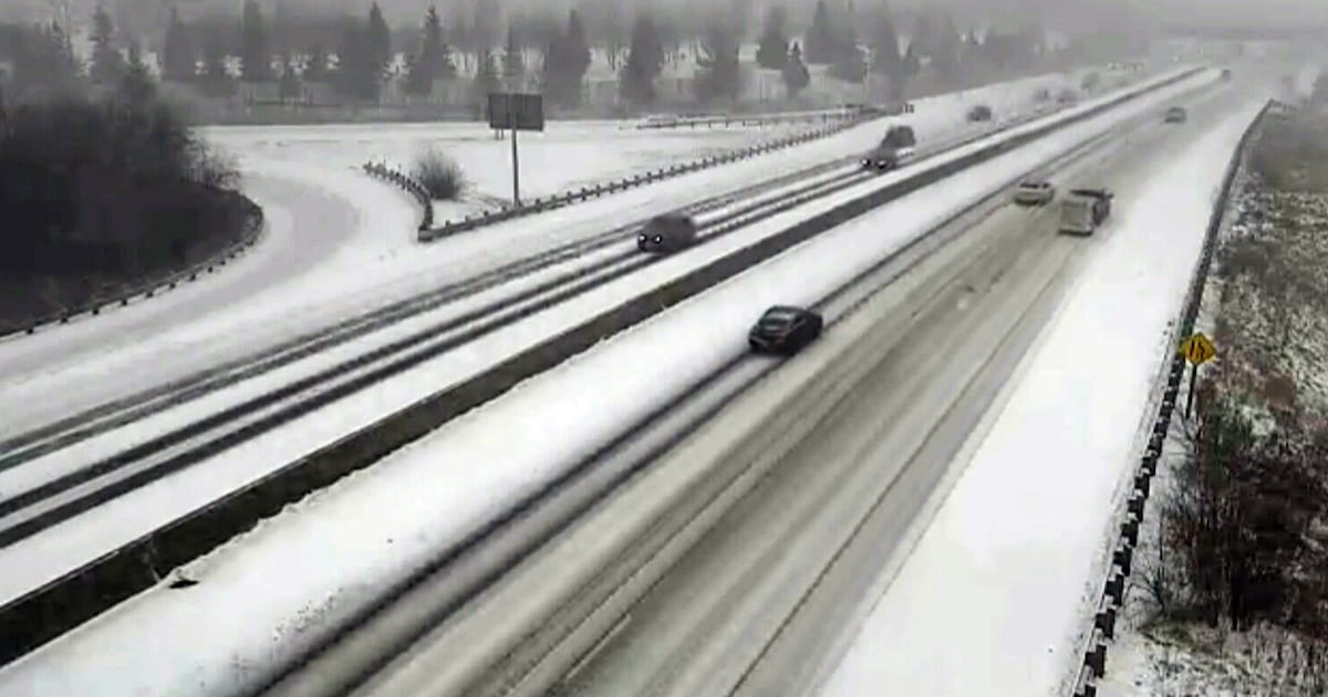Heavy snow on Boxing Day