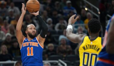 Jalen Brunson’s late three-pointer helps short-handed New York Knicks beat Indiana Pacers