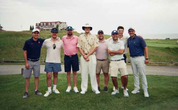 connor federico on michigan golf trip