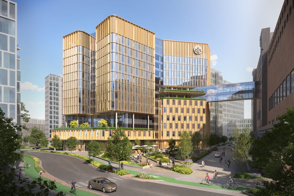 Clinical Support and Research Centre Building St Pauls Hospital Jim Pattison Medical Campus