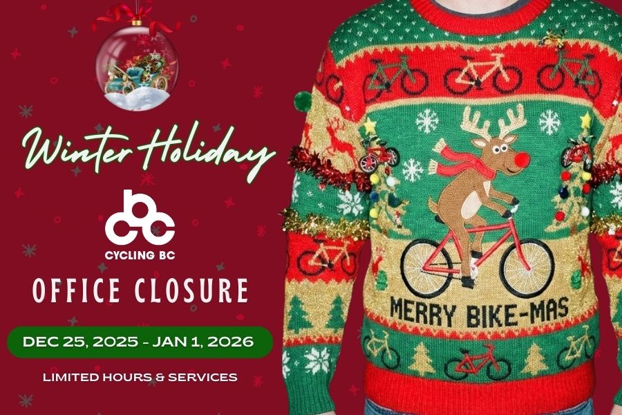 Cycling BC Holiday Office Closure