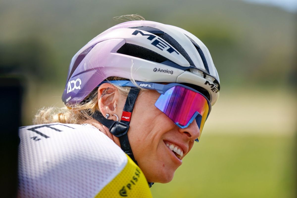 Brodie Chapman (UAE Team ADQ) getting set for the 2025 Tour of Bright