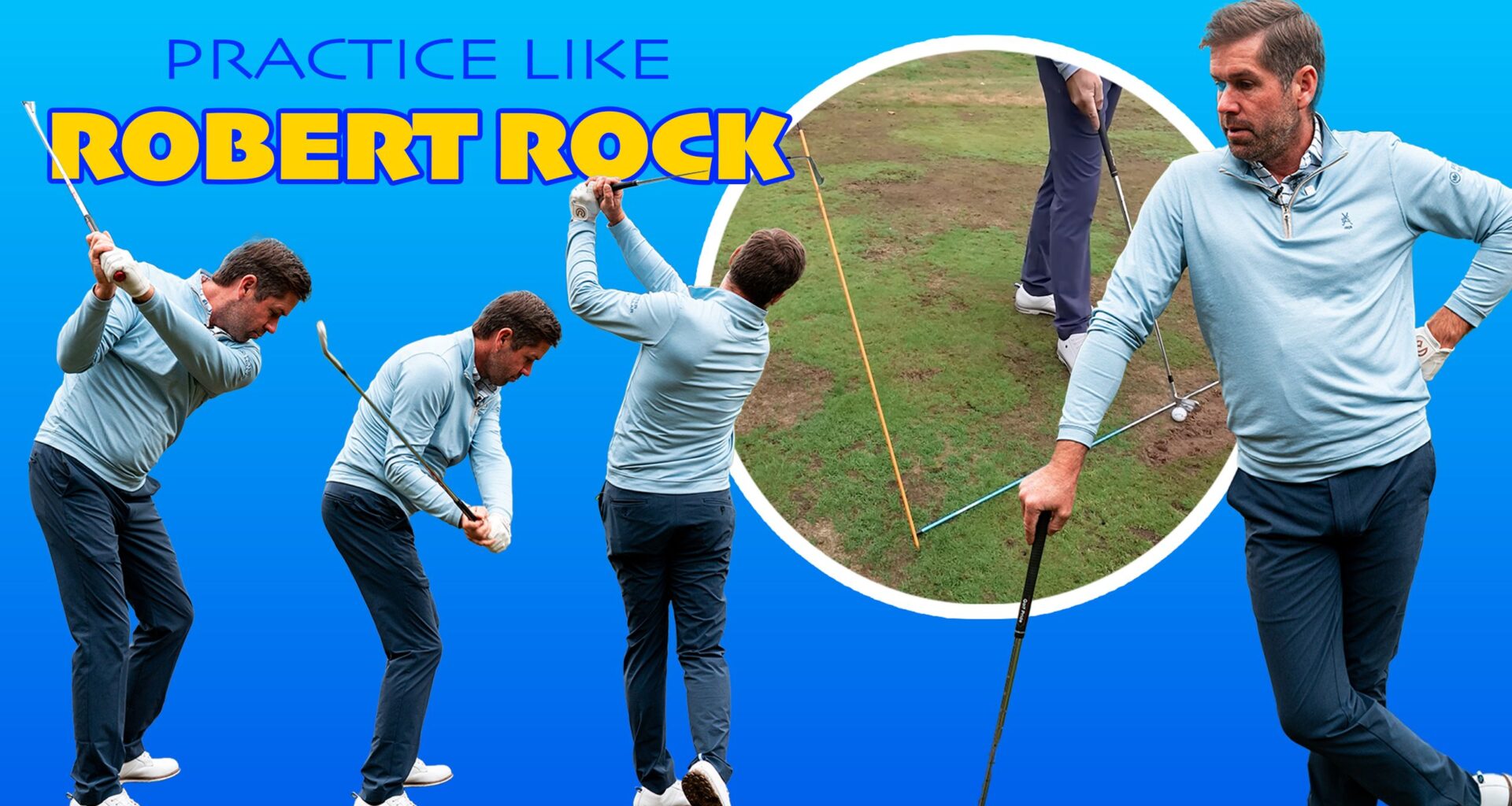 Practice Like Robert Rock With His Simple Hitting Station