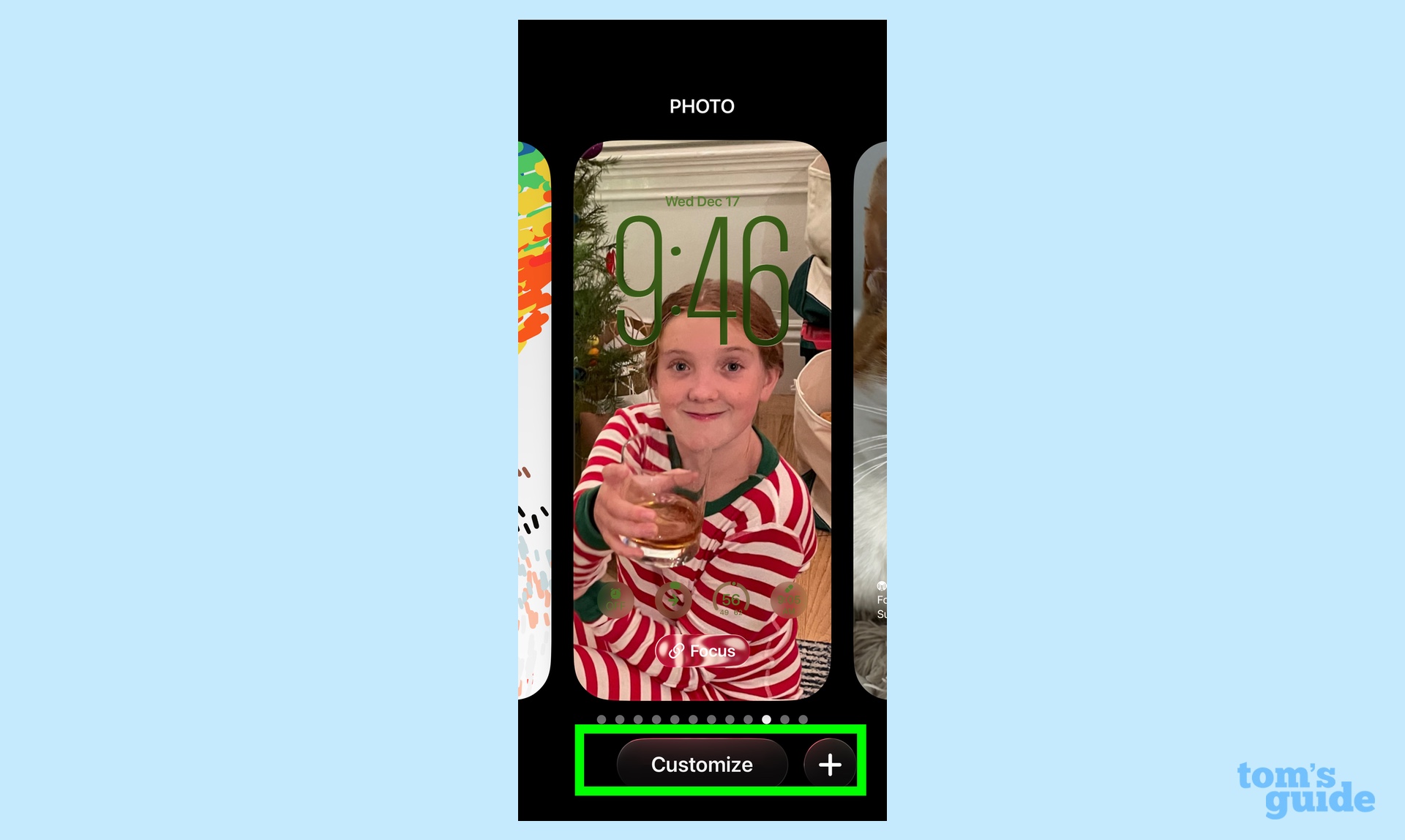 Add a new customized lock screen in iOS 26.2