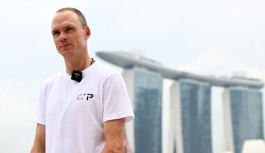 SINGAPORE, SINGAPORE - NOVEMBER 09: Chris Froome of The United Kingdom and Criterium Legends Team poses for a portrait during the media day prior to the 3rd Tour de France Prudential Singapore 2024 on November 09, 2024 in Singapore. (Photo by Tim de Waele/Getty Images)