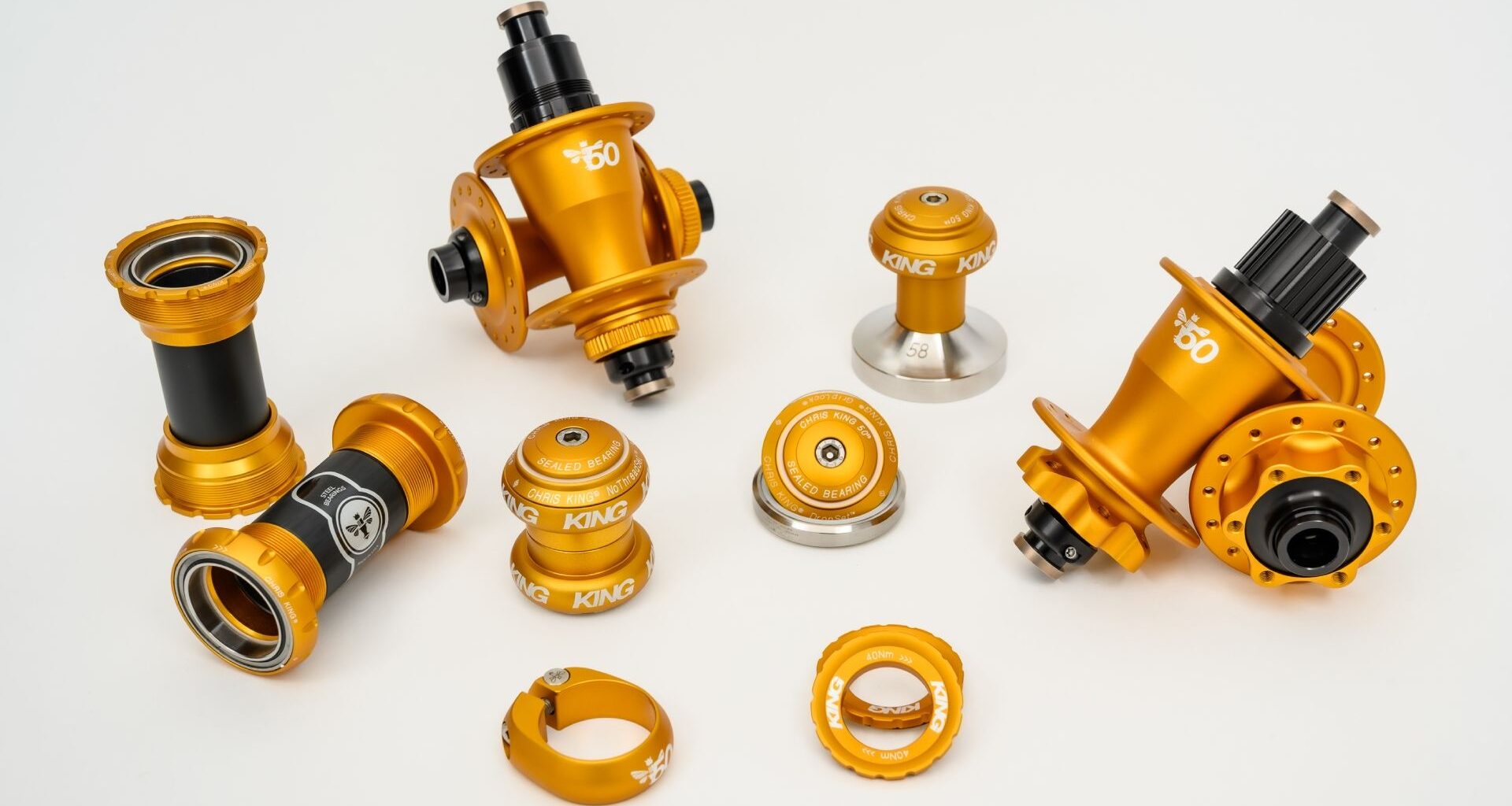 50th Anniversary matte gold components