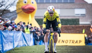 Azencross 2025: Wout van Aert during his most recent cyclo-cross race on December 29